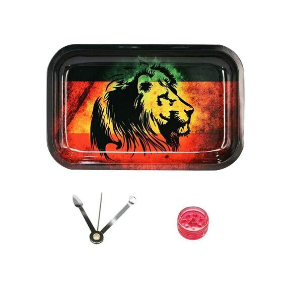 𝅺lion graphic rolling tray 11 x 7 - Picture 1 of 4